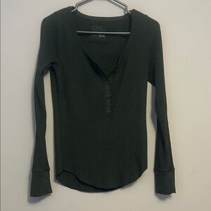 Aerie Green Long Sleeve Top